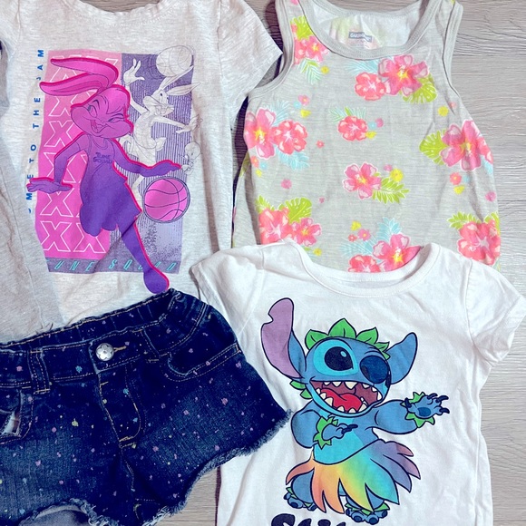 3t Toddler Bundle 4shirts 1 short - Picture 2 of 7